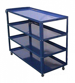 На сайте Трейдимпорт можно недорого купить Тележка инструментальная ТЕМП ТМ4С 4 полки синяя. 