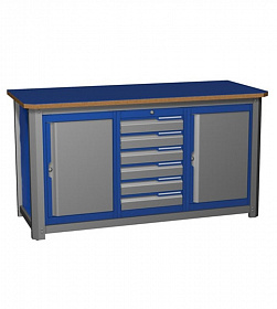 На сайте Трейдимпорт можно недорого купить Верстак трёхтумбовый MECHANIC-М15.060 Верстакофф. 